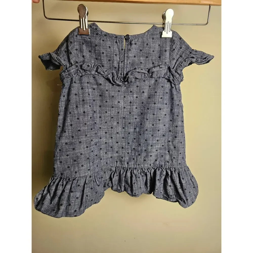 Kate Spade 100% Cotton Chambray Toddler Dress